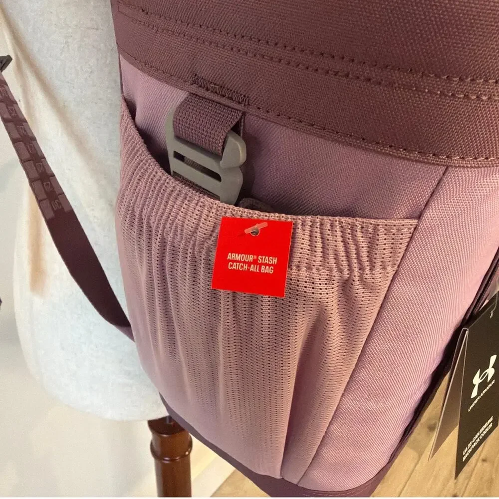 NWT Under Armour UA 25-Can Backpack Cooler, Misty Purple/Fresh Orchid